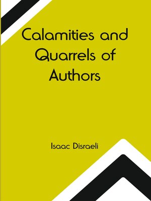 cover image of Calamities and Quarrels of Authors
